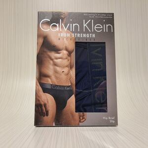 Calvin Klein Iron Strength Microfiber Hip Brief Body Defining Fit for Men